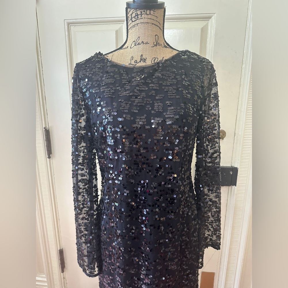 DKNY sequin sparkly above the knee dress